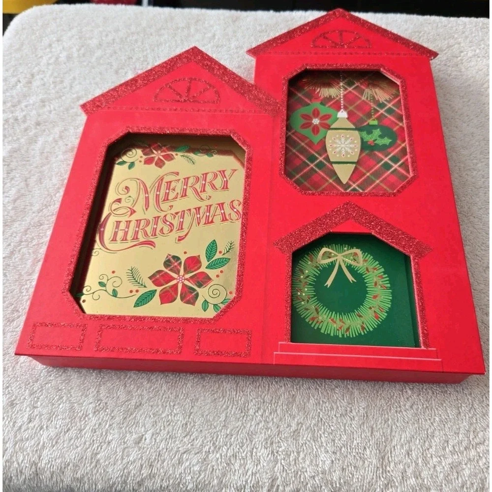 Hallmark Handmade Christmas Cards (24 cards 24 Envelopes & Self-Sealing
